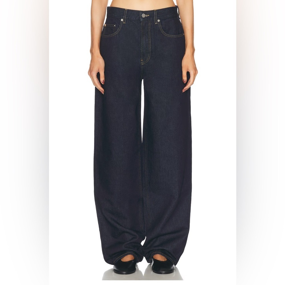 LOULOU STUDIO Samur 100% Organic Cotton Made in Italy Jeans Size 30 VGUC - Picture 2 of 13